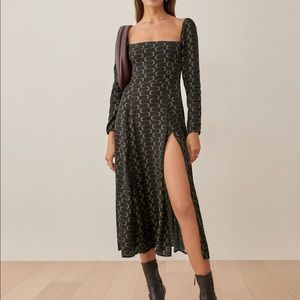 NWT Reformation Sigmund Dress in Linguine